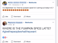 Starbucks' rollout of the Pumpkin Spice Latte has been incredibly confusing and inconsistent — and fans are furious