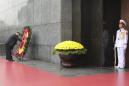 Kim pays respects at embalmed body of Vietnam's Ho Chi Minh