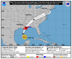 Zeta forecast to be a Cat 1 again as warnings issued from Louisiana to Florida Panhandle