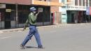 Zimbabwe police clear streets ahead of anti-government protests