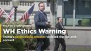 Trump's social media director receives ethics warning