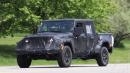 Jeep Wrangler Scrambler Pickup Caught In Motion On The Highway
