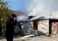 Armenians set fire to homes before handing village over to Azerbaijan