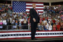 Trump holds campaign rally as Hurricane Michael rages