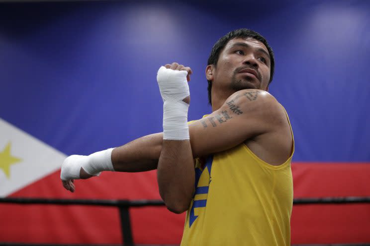 Manny Pacquiao argues against legislation designed to protect transgender individuals - Yahoo Sports