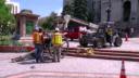 Civil War statue toppled in front of Colorado State Capitol