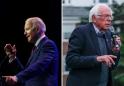 Joe Biden accused the Bernie Sanders campaign of putting out a 'doctored video' after it cut a speech recording short