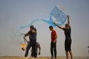Israel hits Hamas posts in response to arson kites
