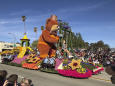 Floats, marching bands hit the streets for 131st Rose Parade