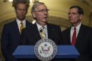 Republicans mum on health care progress as Trump urges Senate to repeal Obamacare