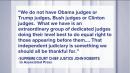 Chief justice responds to Trump's judiciary criticism