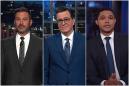 Stephen Colbert, Jimmy Kimmel, and Trevor Noah praise Warren, bury her presidential run