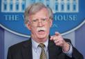 White House national security adviser John Bolton says Palestine is 'not a state'