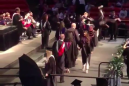 Grad attempts a backflip during graduation ceremony, and it doesn't go well