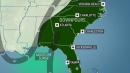 Southern downpours may precede arrival of one or more tropical systems