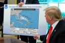 Trump may have edited Hurricane Dorian map with a marker to cover up his bad tweet