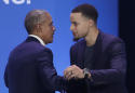 Obama joined by Curry to tell minority boys 'you matter'