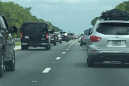 Drivers face a traffic nightmare as they flee before Hurricane Irma