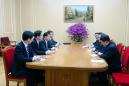 South Korean envoys in historic trip to North, meet Kim