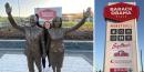 I went to Ireland's bizarre Barack Obama-themed service station, complete with a museum and statues that make it as otherworldly as it sounds