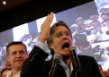 Ecuador exit polls project different winners in presidential vote
