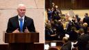 Arab-Israeli MPs kicked out of chamber for protesting Pence's speech